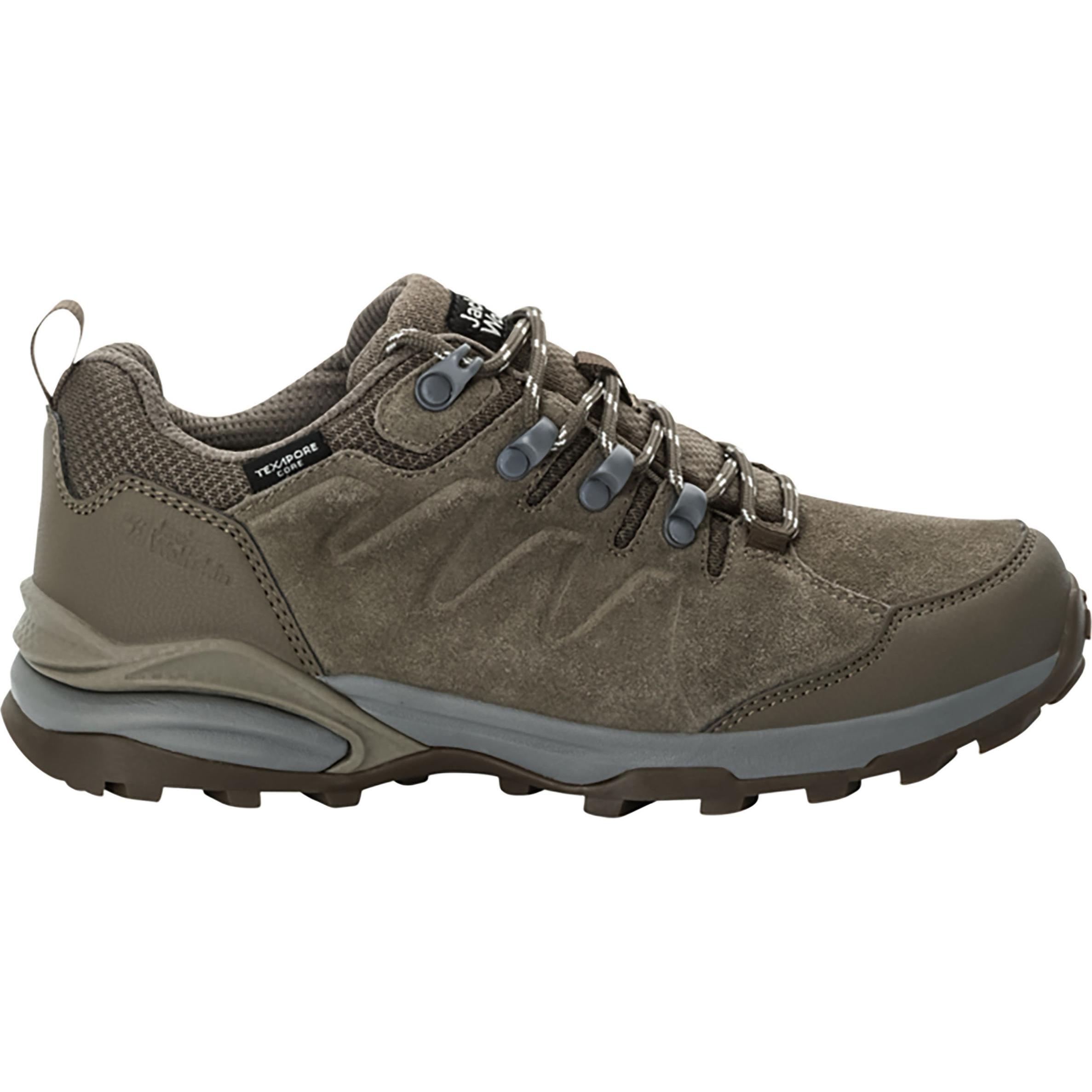 Jack Wolfskin, Damen, Wanderschuhe, Refugio Texapore Low W (38), Braun