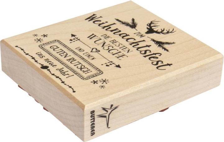 Produktbild Rayher Stempel "Weihnachtsfest", 8x9cm