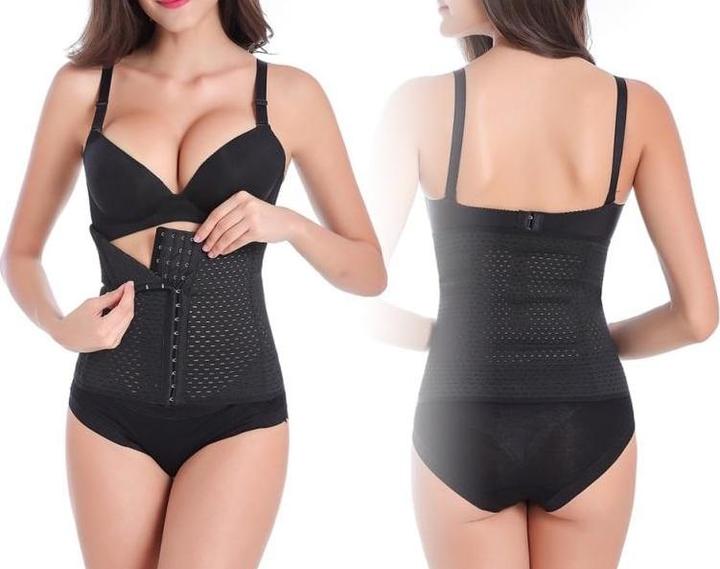 Produktbild JTI Taillentrainer / Trainingskorsett für Sanduhrfigur, XXL - Schwarz (XXL)