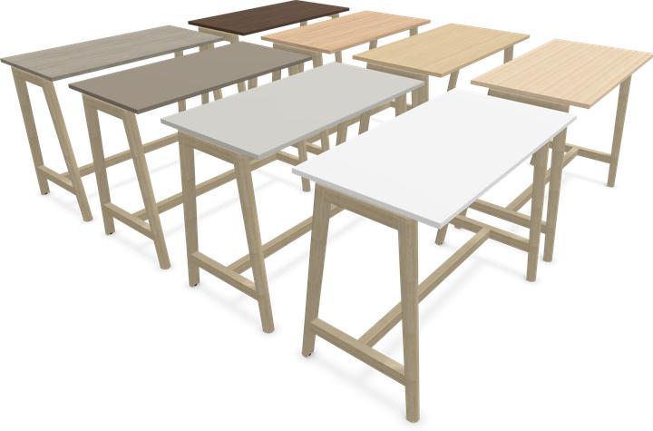 Actual product image Narbutas Nova Wood high table (140 x 70 x 105 cm)
