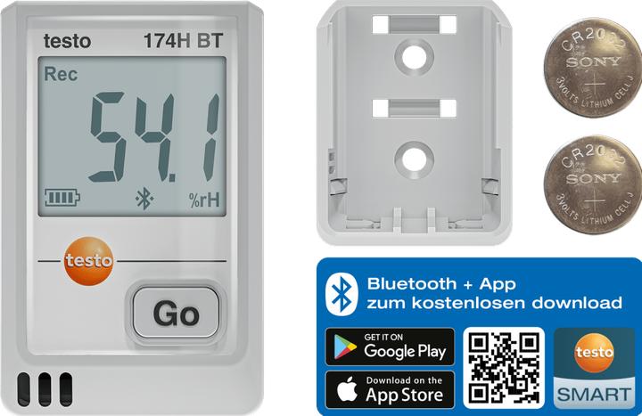 Actual product image Testo Mini data logger 174 H / Bluetooth®