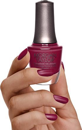 Actual product image Morgan Taylor PROFESSIONAL NAIL LACQUER #ruby two-shoes 15 ml (Ruby Two-Shoes, Colour paint)