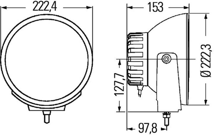Produktbild Hella Fernscheinwerfer Xenon 1F8 007 560-721