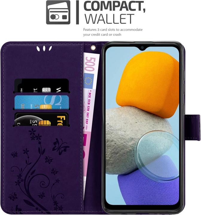 Image du produit Cadorabo Housse Flower Book pour Samsung Galaxy M23 5G (Samsung Galaxy M23 5G)
