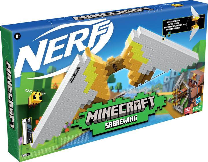 Produktbild Nerf Minecraft motorisierter Sabrewing Bogen feuert Darts