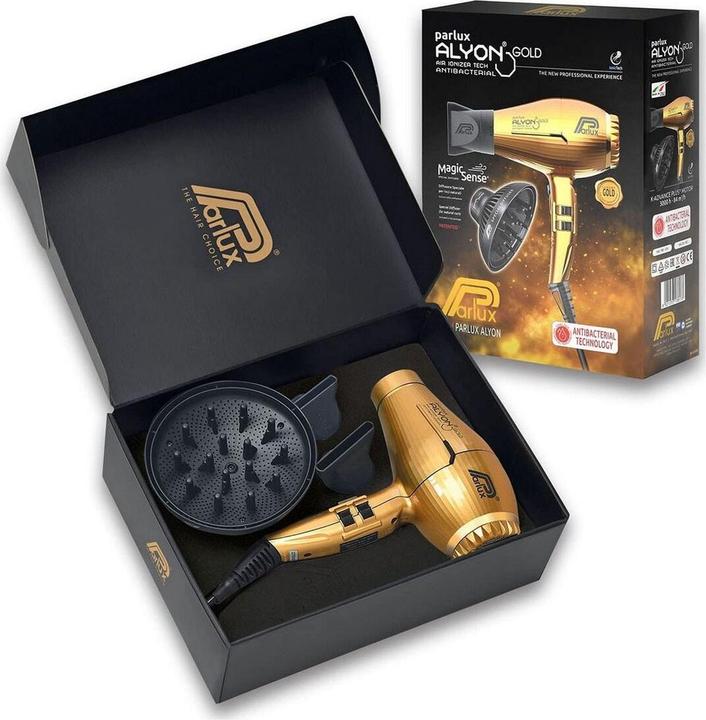 Actual product image Parlux Hairdryer Alyon Ionic, gold with Magic Sense (2250 W)