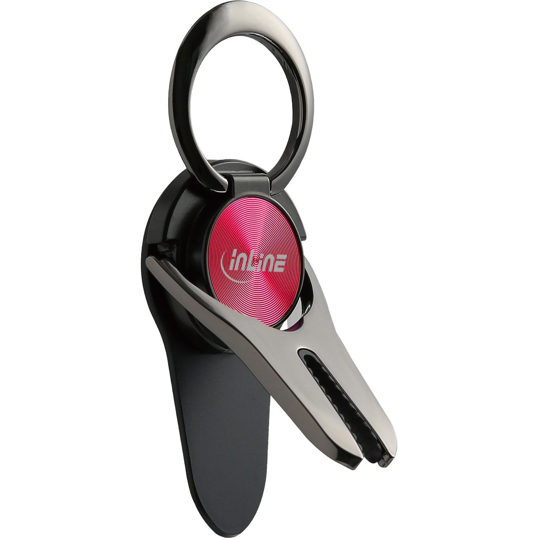 Thumbnail - InLine Smartclip 3in1, Smartphone Halterung, Rot