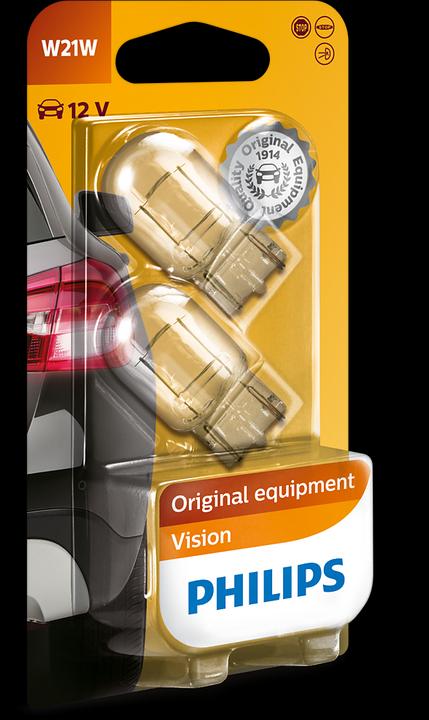 Produktbild Philips Glassockellampe Vision W21W (W21W)