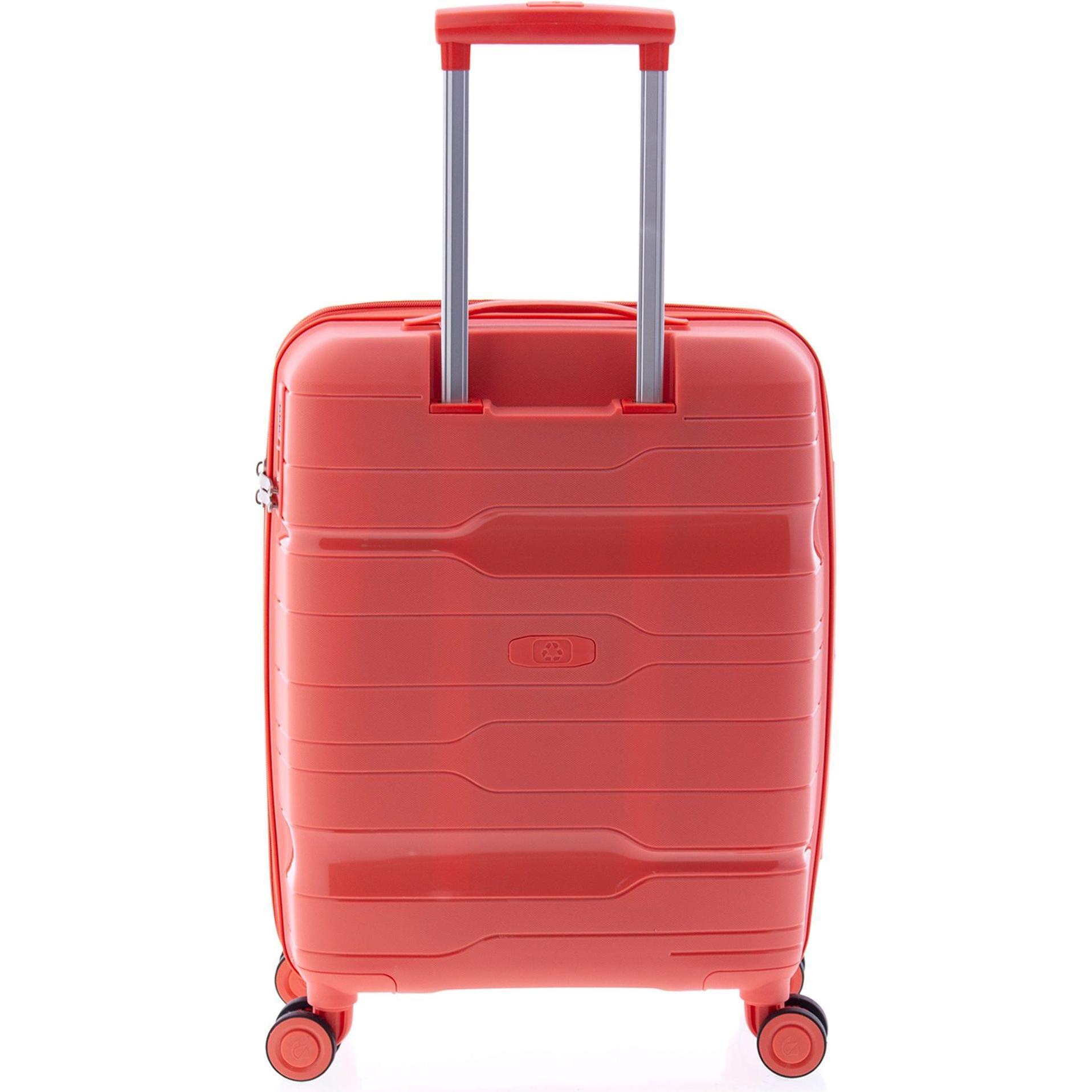 Wüsthof, Koffer, 3800 4 Rollen Kabinentrolley 55 cm mit Dehnfalte, Orange, (36 l, Handgepäck (bis 50l))