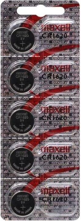 Immagine prodotto Maxell Batteria al litio (5 pz., CR1620, 80 mAh)