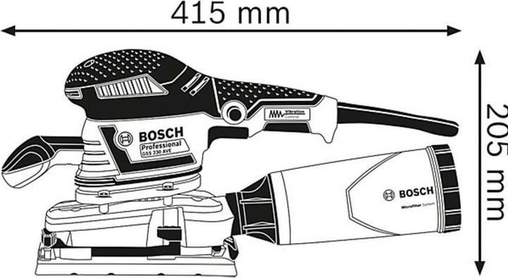 Produktbild Bosch Professional Schwingschleifer GSS 230 AVE, im Karton (Schwingschleifer, 300 W)
