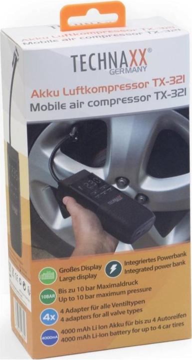 Actual product image Technaxx car air compressor TX-321 (10 bar)
