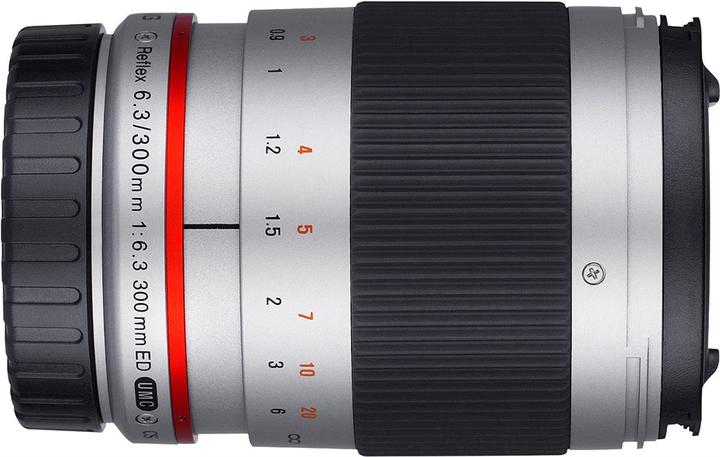 Actual product image Samyang 300mm F6.3 Sony E-Mount (Silver) (Sony E, APS-C / DX)