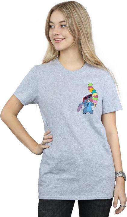 Immagine prodotto Disney Lilo And Stitch Ice Cream Maglietta Ampia Donna (L)