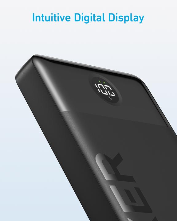 Actual product image Anker POWER BANK USB 20000MAH BLACK/POWERCORE II A1367G11 (20000 mAh, 15 W, 72 Wh)