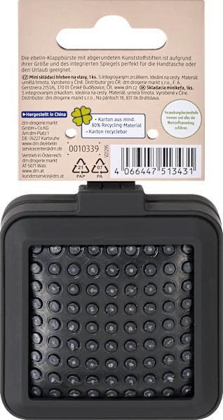 Image du produit dm ebelin Mini brosse pliante avec miroir