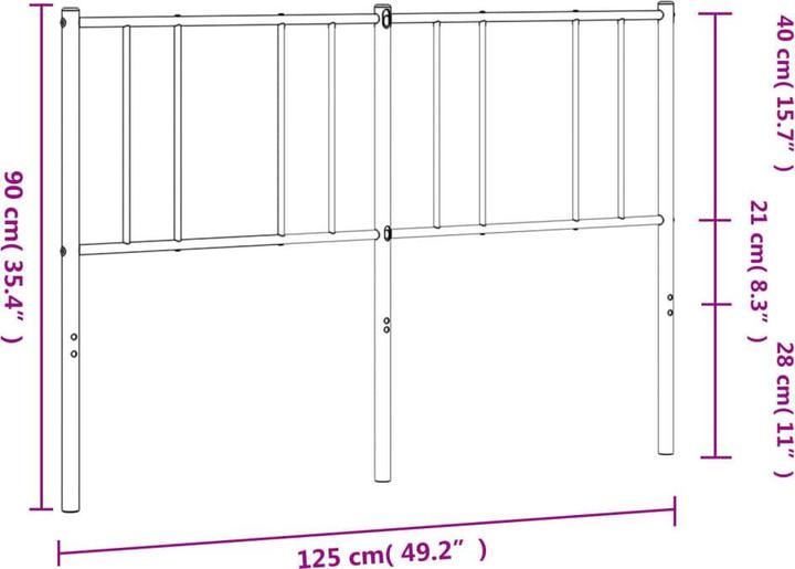 Actual product image vidaXL Sulo (125 x 3 x 90 cm)