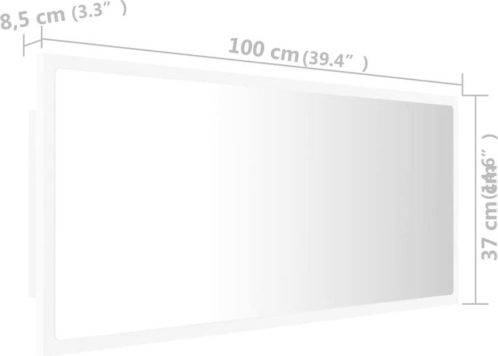 Immagine prodotto vidaXL Spiegel (100 x 37 cm)