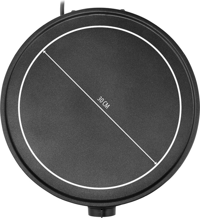 Actual product image Tristar Crêpe Maker BP-2638 1200 W, Black/Silver
