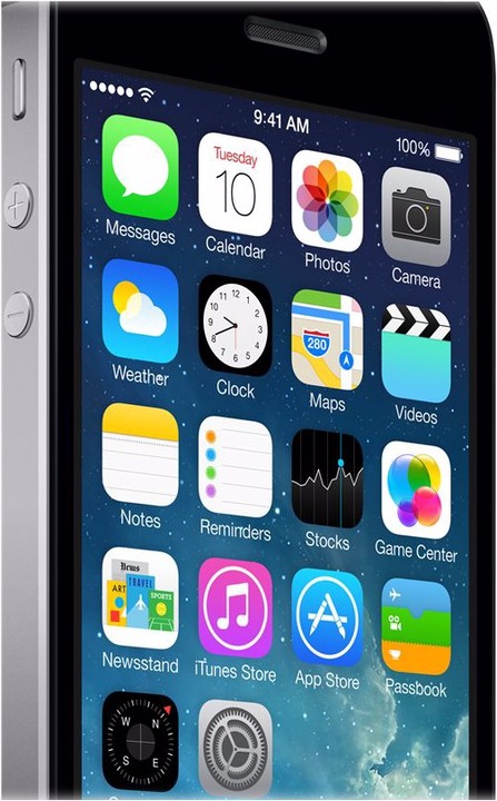 Actual product image Apple iPhone 5S (16 GB, Space Grey, 4", Single SIM, 8 Mpx, 4G)