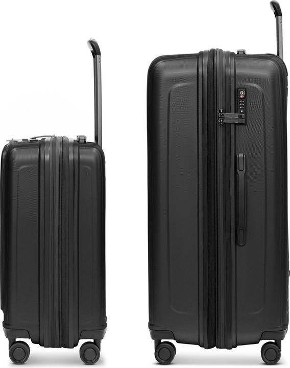 Actual product image Redolz Essentials 14 4-wheel suitcase set 2 pcs. laptop compartment with stretch fold (168 l)