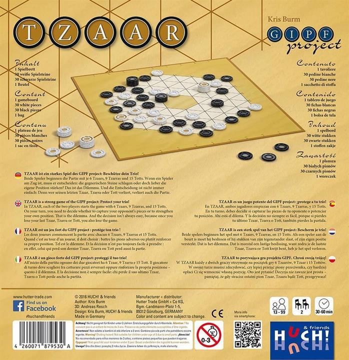 Image du produit Tzaar (Allemand, Français, Italien, Anglais)