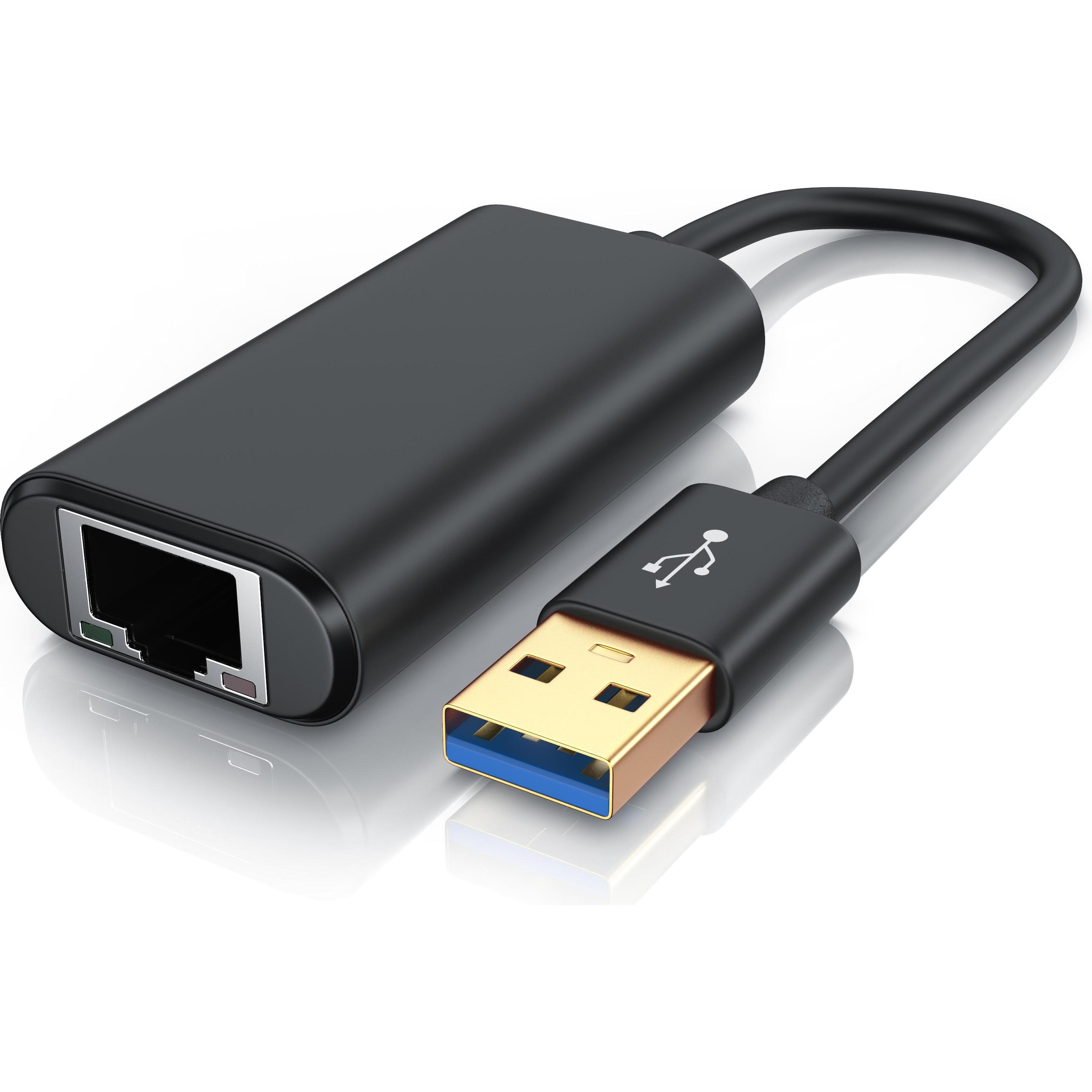 Primewire Netzwerk Adapter, USB 3.0 auf RJ45 Buchse Netzwerkadapter kompatibel zu Nintendo Switch, 12 cm (USB 3.0, RJ45 ...