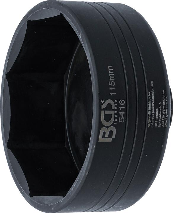 Produktbild BGS Radkapseln- und Achsmuttern-Schlüssel 8-kant Ø 115 mm für Volvo