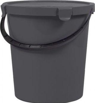 Actual product image Plast team Bucket With Lid Berry Gray 5l PlastTeam (1 pcs.)