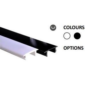 Powergear, Accessori per illuminazione, 48V SCHIENENABDECKLEISTE, Weiss, 2 meter