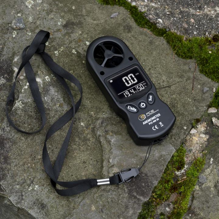 Actual product image PCE Instruments PCE-AM 30 anemometer 0.1 to 30 m/s with temperature measurement function
