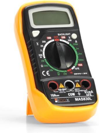 Libox Miernik uniwersalny, Multimetr MAS830L LB0164 (CAT III 300V, Hand-Multimeter)