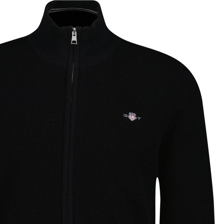 Produktbild GANT Micro Textured Cotton Zip Cardigan (L)