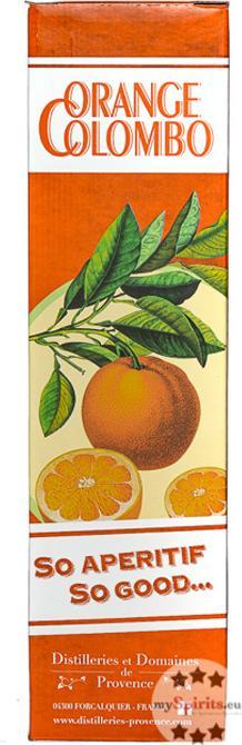 Actual product image Distilleries et Domaines de Provence Aperitif Orange Colombo (15 %, France, 1 x 75 cl, Bitter liqueurs)