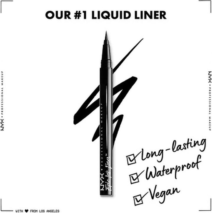 Image du produit NYX Professional Make-Up Encre épique (1 Noir)