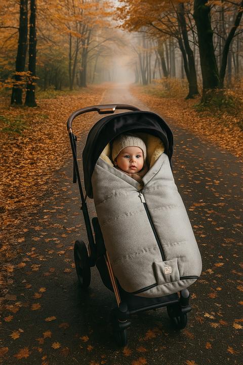 Image du produit Kaiser Baby Kaiser Lammfell Fusssack Iglu 2.0, light grey melange