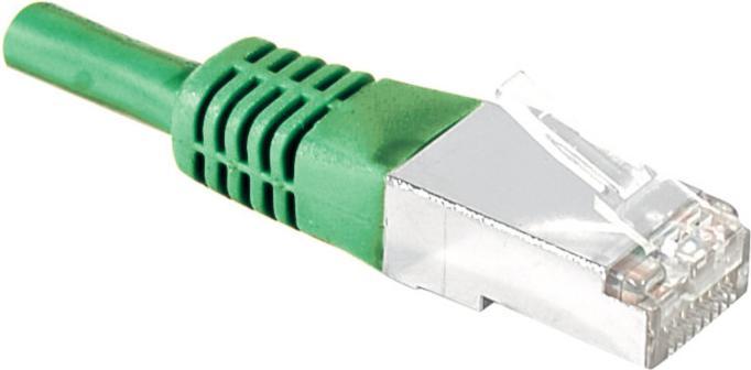 Actual product image Exertis Connect Patch cable S/FTP, PiMF, CAT.6, green, 2.0 m Patch cable with particularly narrow bend protection (S/FTP, CAT6, 2 m)