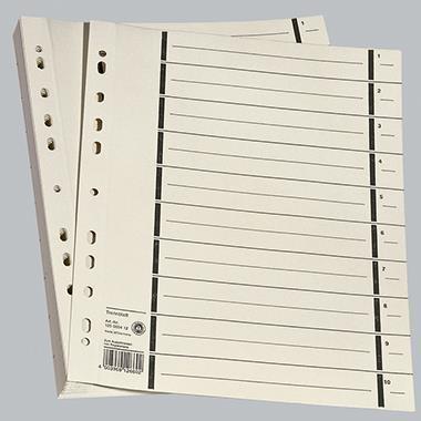 Actual product image Soennecken Divider sheet oeco 1453 A4 200g cardboard ch 100pcs.