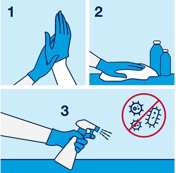 Actual product image Tork Cleaning Cloth Grey 1x390 (1 x)