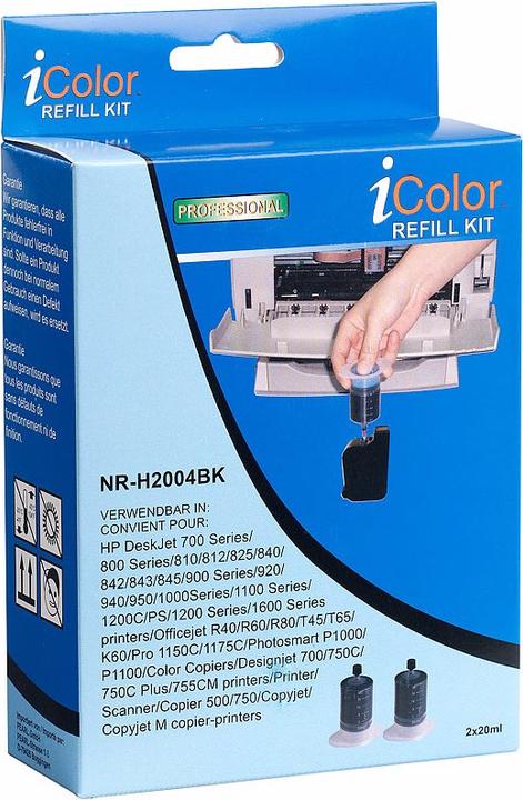 Produktbild IColor Refill-STARTER-Kit für HP-Patronen (BK)