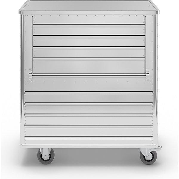 Produktbild Gmöhling Alu-Kastenwagen, abklappbare Seitenwand (300 kg)