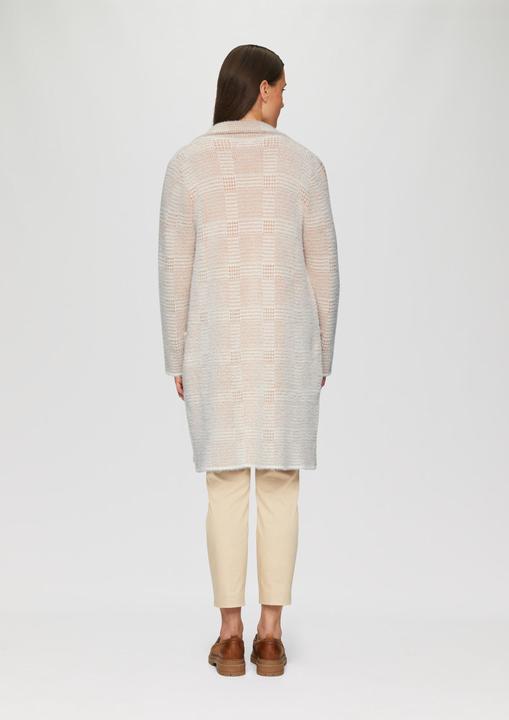 Produktbild s.Oliver Strickjacke Kuscheliger Strickmantel in Jacquard-Optik (S)