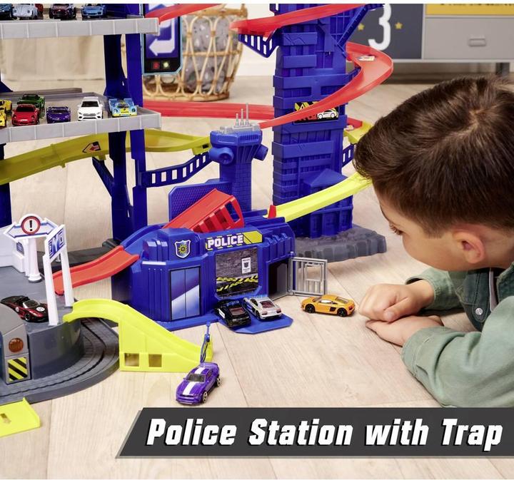 Image du produit Majorette Super Chase Center+5 véhicules
