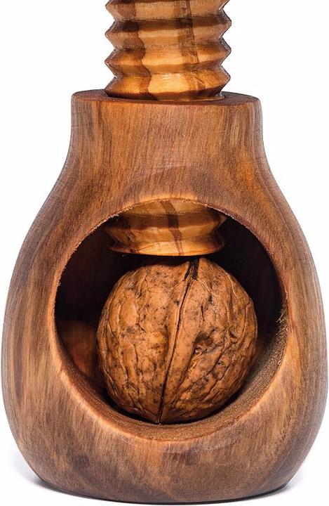 Produktbild Natura Punto Nussknacker, Pilz mit Schraubgewinde, Olivenholz