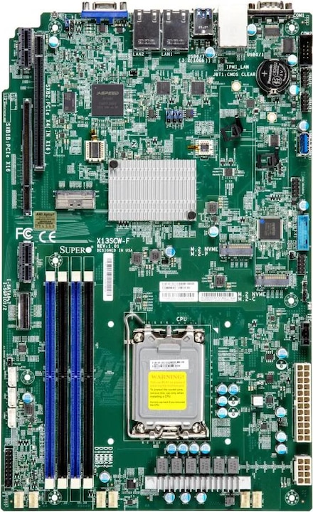 Supermicro Mainboard X13SCW-F proprietary WIO Sockel 1700 DDR5-only Single (LGA 1700, Intel C266)