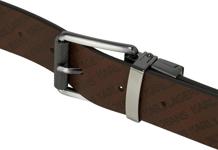 Actual product image Karl Lagerfeld Reversible Embossed Leather Belt
