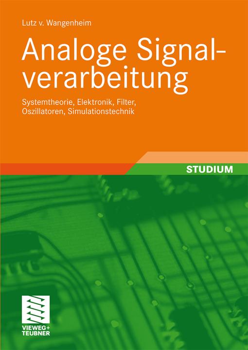 Produktbild Analoge Signalverarbeitung (Deutsch, Lutz Wangenheim, 2010)