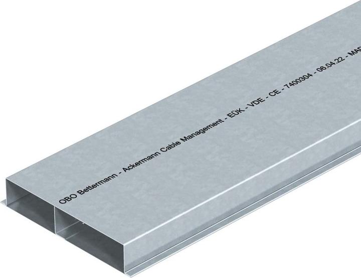 Produktbild OBO Bettermann Vertr Unterflurkanal 2-zuegig S2 25038 (200 cm)