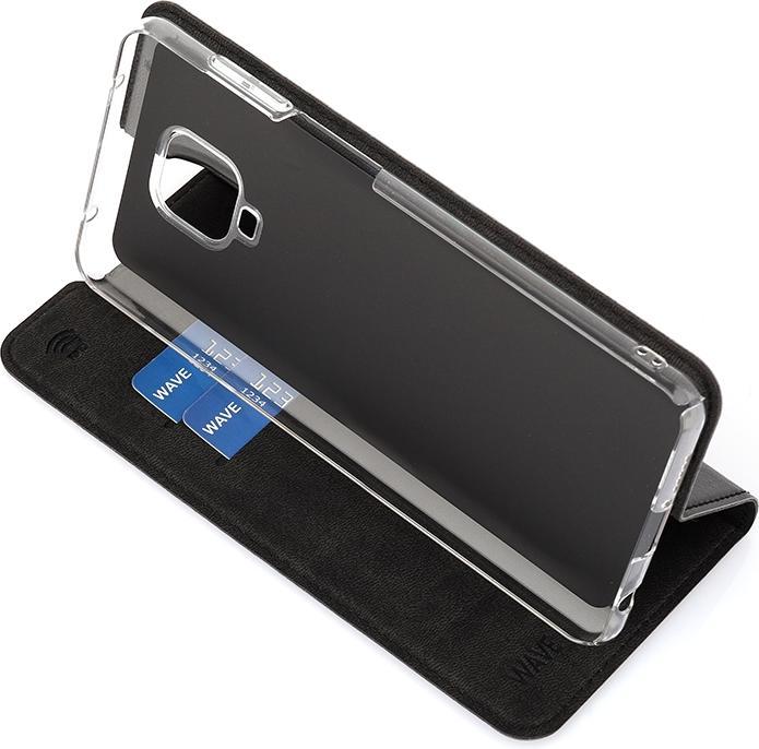 Produktbild Wave BookCase -suojakotelo, Xiaomi Redmi Note 9 Pro, musta (Xiaomi Redmi Note 9 Pro)