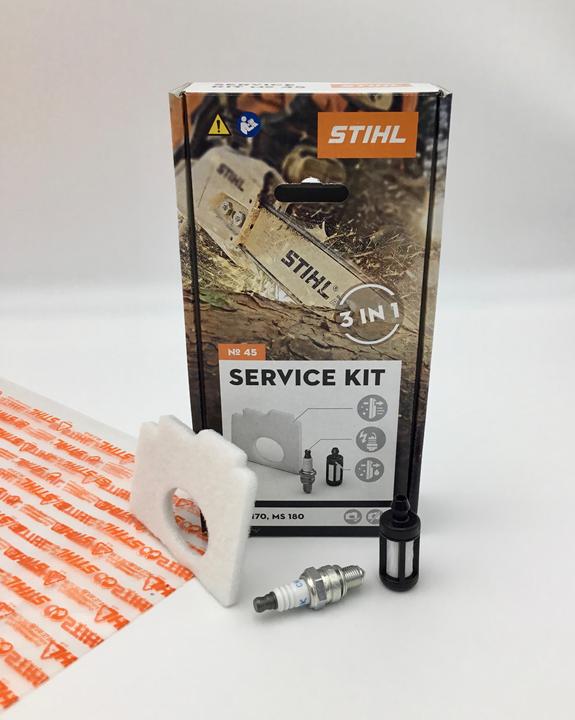 Produktbild Stihl Service Kit 45 MS 170, MS 180 11300074103 Filter, Zündkerze 11300074103
